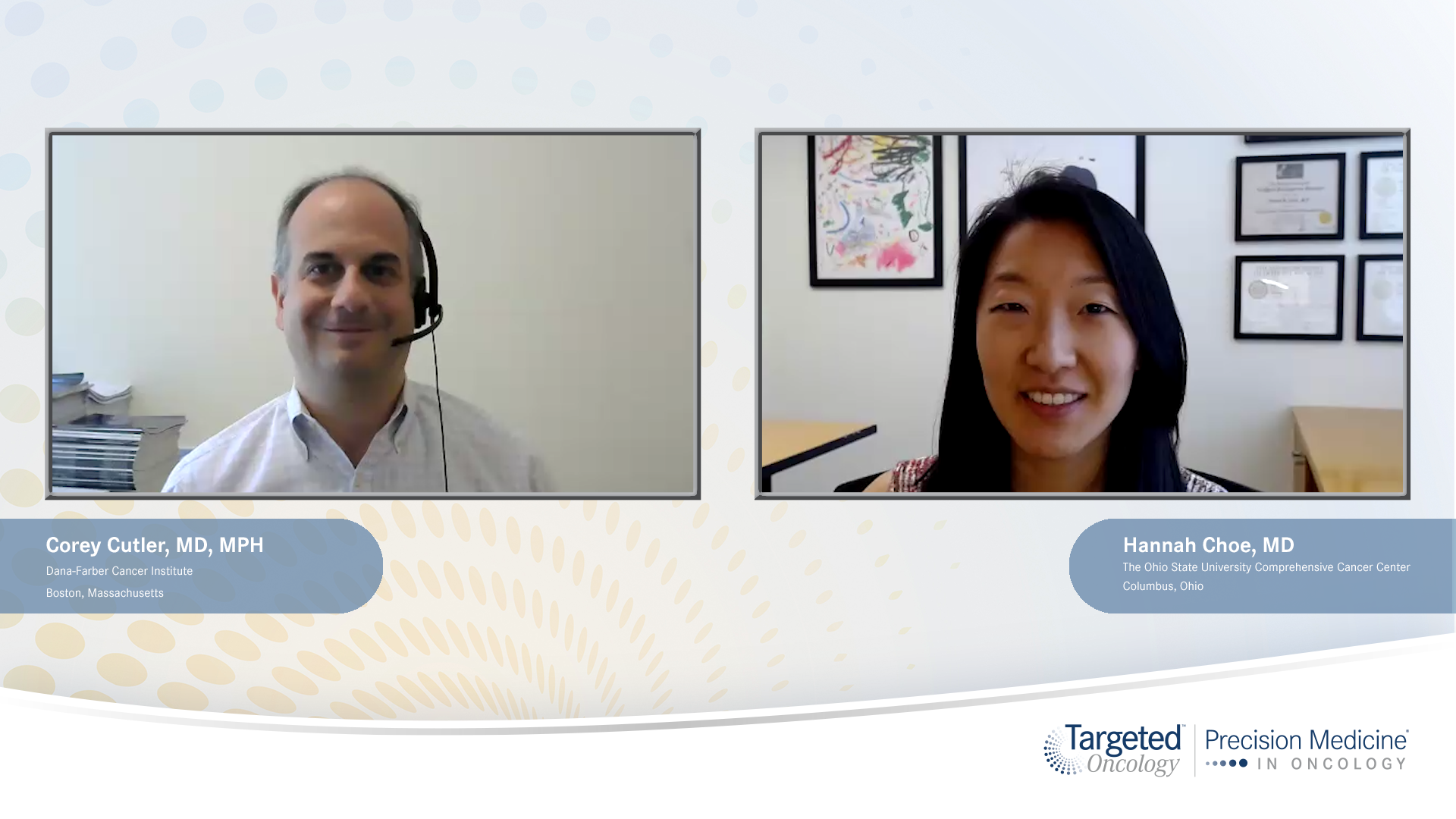 Corey Cutler, MD, MPH, and Hannah Choe, MD, experts on GVHD