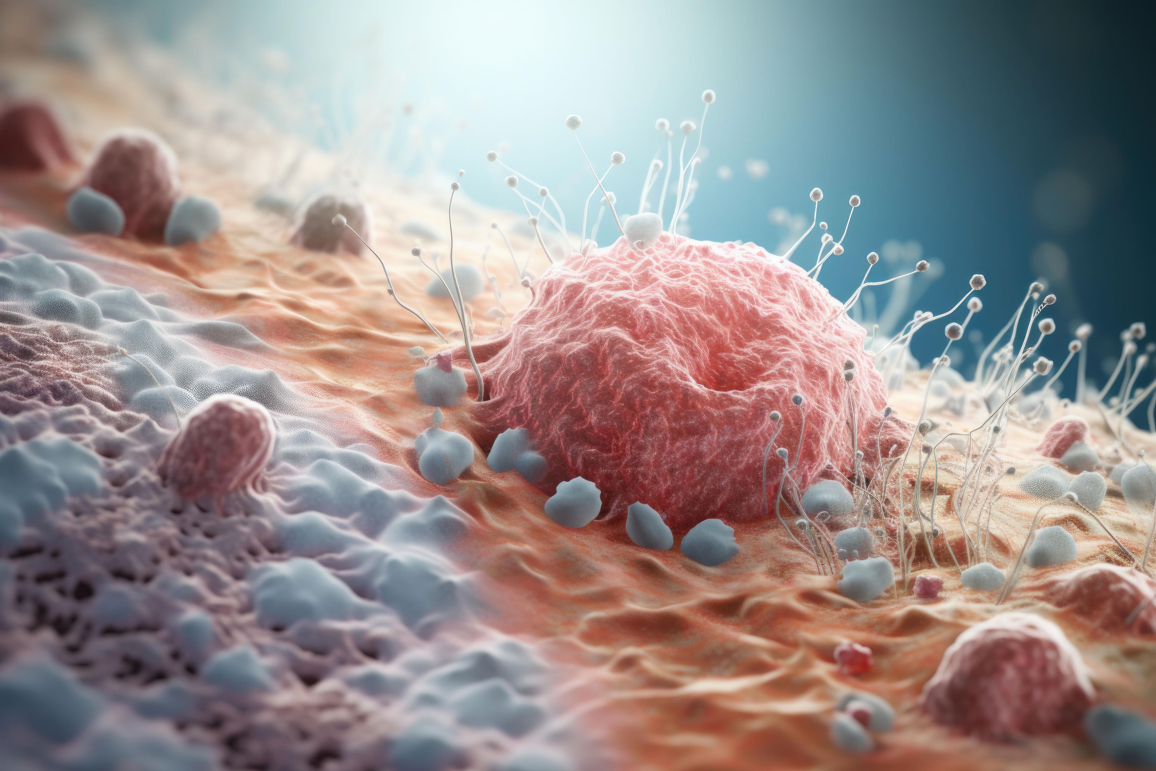 Extreme close-up of a melanoma, skin cancer treatment and prevention: © mavis - stock.adobe.com