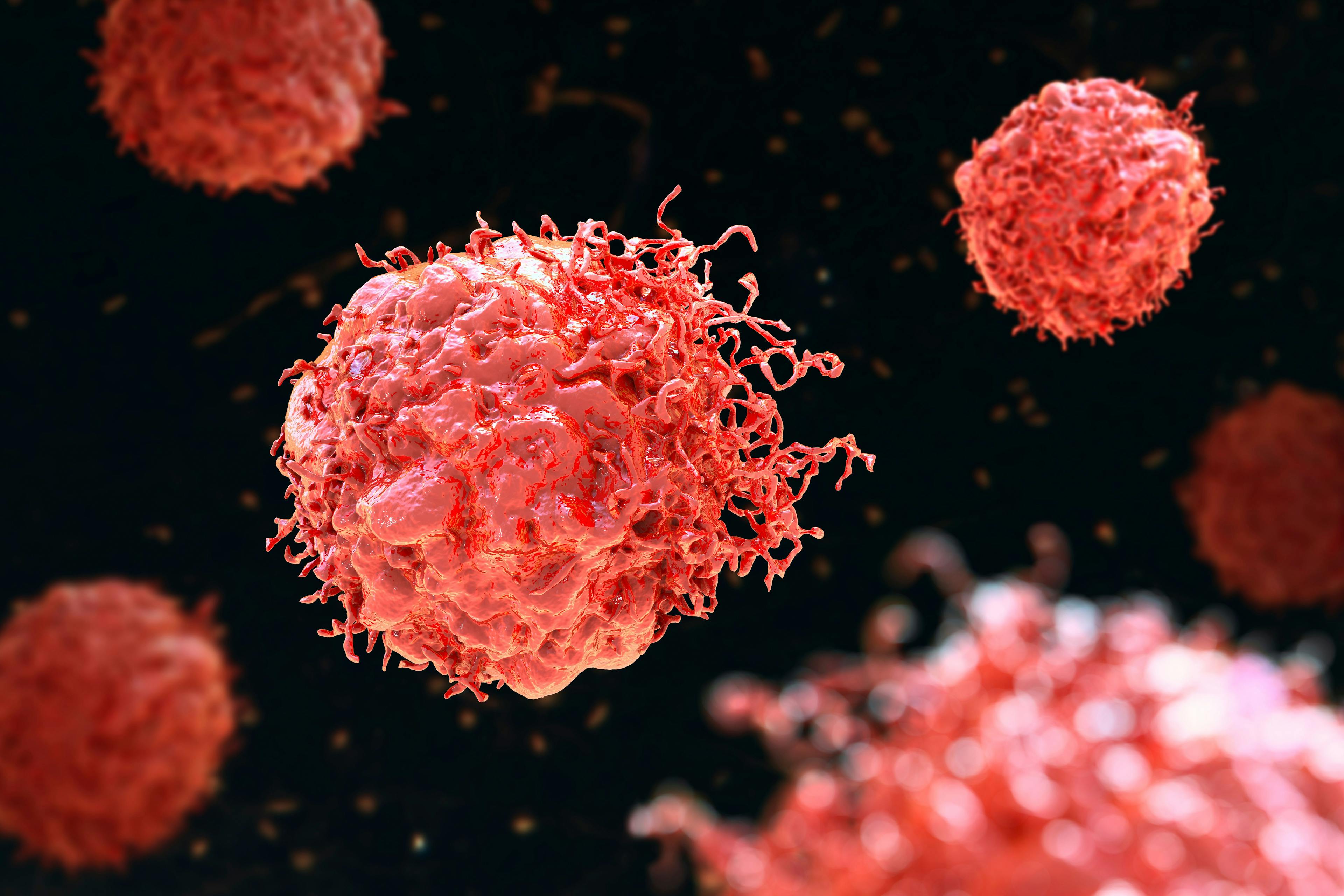 Cancer cells, 3D illustration: © Dr_Microbe - stock.adobe.com